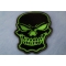 Green Skull Patch diagonal view