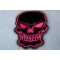 Pink Skull Patch diagonal view
