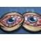 Bloodshot Eyes Funny Iron on Patch diagonal view