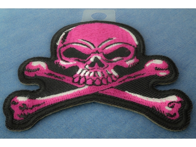 Pink Skull Patch