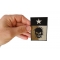 Texas Flag Skull Patch Texas Flag Oil Spill Skull Patch, Skull Patches shown on hand for size comparison