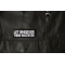 Let Whoever Think Whatever Patch Let Whoever Think Whatever Patch - 4x1.5 inch - Embroidered Iron on Patch shown on leather vest