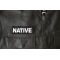 Native Patch Native Patch - 4x1.5 inch - Embroidered Iron on Patch shown on leather vest