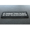 My Husband Thinks I'm Crazy, But I'm not the one who Married Me Patch My Husband Thinks I'm Crazy, But I'm not the one who Married Me Funny Iron on Patch diagonal view