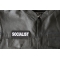 Socialist Patch Socialist Patch - 4x1.5 inch - Embroidered Iron on Patch shown on leather vest