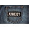 Atheist Patch Atheist Patch shown on jeans