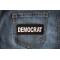 Democrat Patch shown on jeans