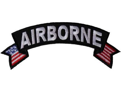 US ARMY "AIRBORNE" 1 inch Rocker Pin double post. 