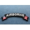 Airborne Small Flag Rocker Patch Airborne Patch diagonal view