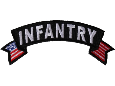 Infantry Small Flag Rocker Patch