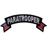 Paratrooper Small Flag Rocker Patch