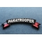 Paratrooper Small Flag Rocker Patch Paratrooper Patch diagonal view