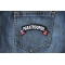 Paratrooper Small Flag Rocker Patch Paratrooper Patch shown on jeans