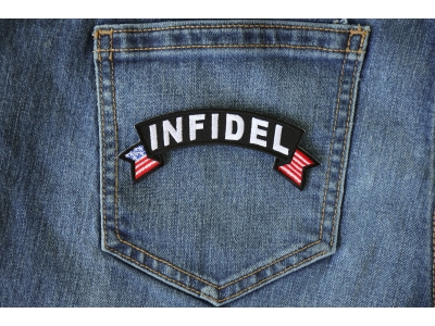 Infidel Small Flag Rocker Patch