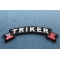 Triker Small Flag Rocker Patch Triker Patch diagonal view