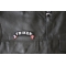 Triker Small Flag Rocker Patch Triker Patch, Biker Saying Patches shown on leather vest
