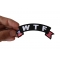 WTF Small Flag Rocker Patch WTF Patch, Funny Patches for Adults shown on hand for size comparison