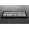 I didn't Choose the Biker Life, The Biker Life Chose Me Patch I didn't Choose the Biker Life, The Biker Life Chose Me Patch diagonal view