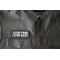 Livin Free Living Easy Patch - 4x1.5 inch - Embroidered Iron on Patch shown on leather vest