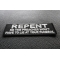 Repent so the Preacher Won't Have to Lie at your Funeral Funny Iron on Patch diagonal view