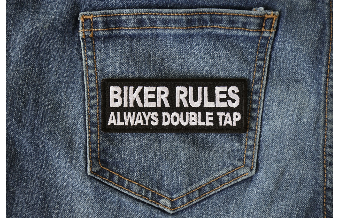 Biker Rules Always Double Tap Patch by Ivamis Patches