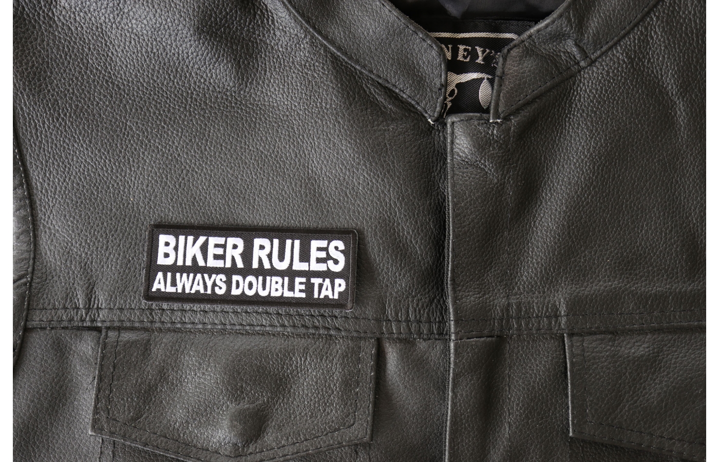 Biker Rules Always Double Tap Patch by Ivamis Patches