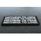 Nothing to Hide Prove Fear Lose Patch Nothing to Hide Prove Fear Lose Iron on Morale Patch diagonal view