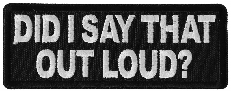 Some of my favorite new saying patches