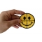 Sniper Scope Smiley Face Patch Sniper Scope Smiley Face Funny Iron on Patch shown on hand for size comparison