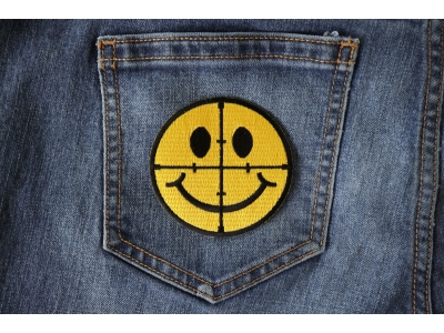 Sniper Scope Smiley Face Patch