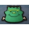 Whacky Frankenstein Funny Iron on Patch diagonal view