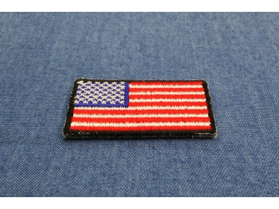 American Flag Embroidered Iron on Patch