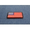American Flag Embroidered Iron on Patch American Flag Patch diagonal view