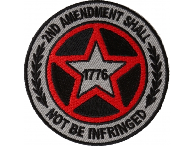 2nd Amendment Shall Not be Infringed Star Patch