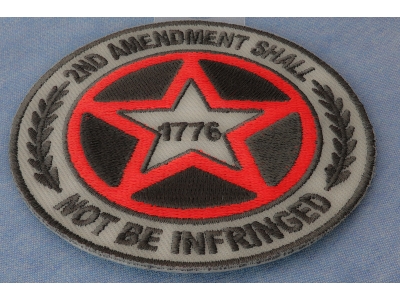 2nd Amendment Shall Not be Infringed Star Patch