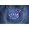 NASA logo Patch NASA logo Novelty Iron on Patch shown on jeans