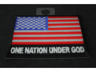 One Nation Under God American Flag Patch