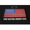 One Nation Under God American Flag Patch One Nation Under God American Flag Patch diagonal view