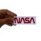 NASA Patch NASA Novelty Iron on Patch shown on hand for size comparison