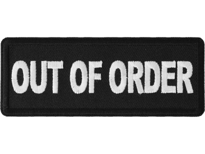 Out Of Order Patch