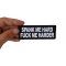 Spank me Hard Fuck me Harder Patch Spank me Hard Fuck me Harder Patch shown on hand for size comparison