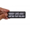 Nobody Cares About Hurting Your Feelings Patch Nobody Cares About Hurting Your Feelings Patch shown on hand for size comparison