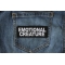 Emotional Creature Patch Emotional Creature Patch shown on jeans