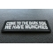 Come to the Dark Side We Have Munchies Patch Come to the Dark Side We Have Munchies Funny Iron on Patch diagonal view