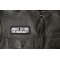 About to Void the Warranty Patch About to Void the Warranty Patch, Biker Saying Patches shown on leather vest