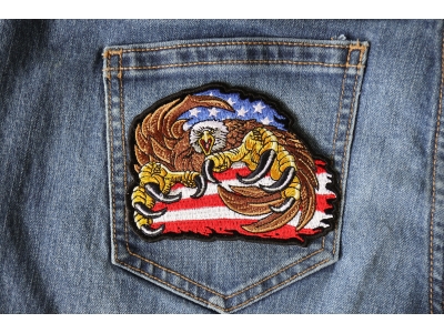 Big Claws Eagle iron on patch