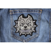 Gray Pitbull Dog Small Patch Gray Pitbull Dog Small Patch