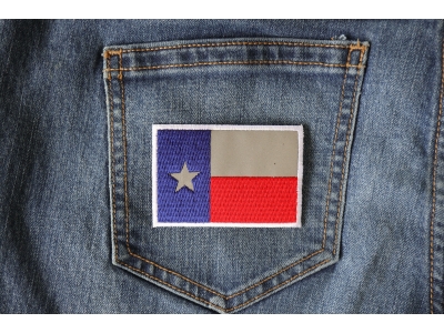 Reflective Texas Flag Patch