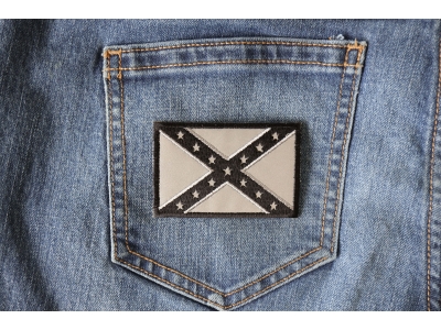 Reflective Rebel Flag Patch
