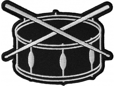 Drum and Sticks Music Band Patch
